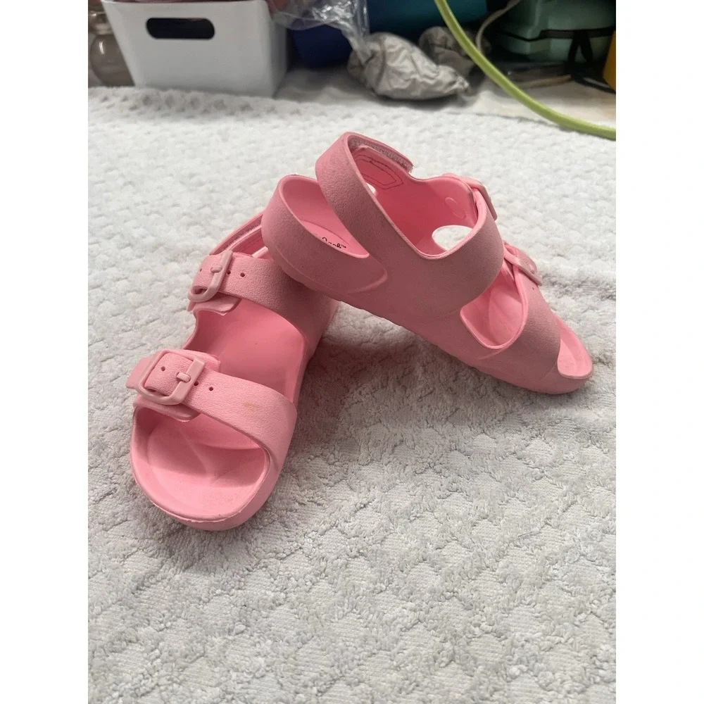 Cat & Jack kids pink sandals w/ straps US‎ 11